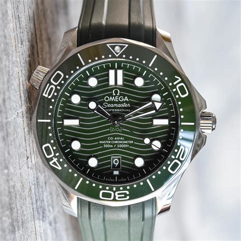 green Omega Seamaster diver 300m